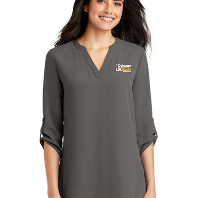 Ochsner LSU Health Shreveport Ladies 3/4 Sleeve Tunic Blouse