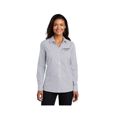 Port Authority Ladies Broadcloth Gingham Easy Care Shirt