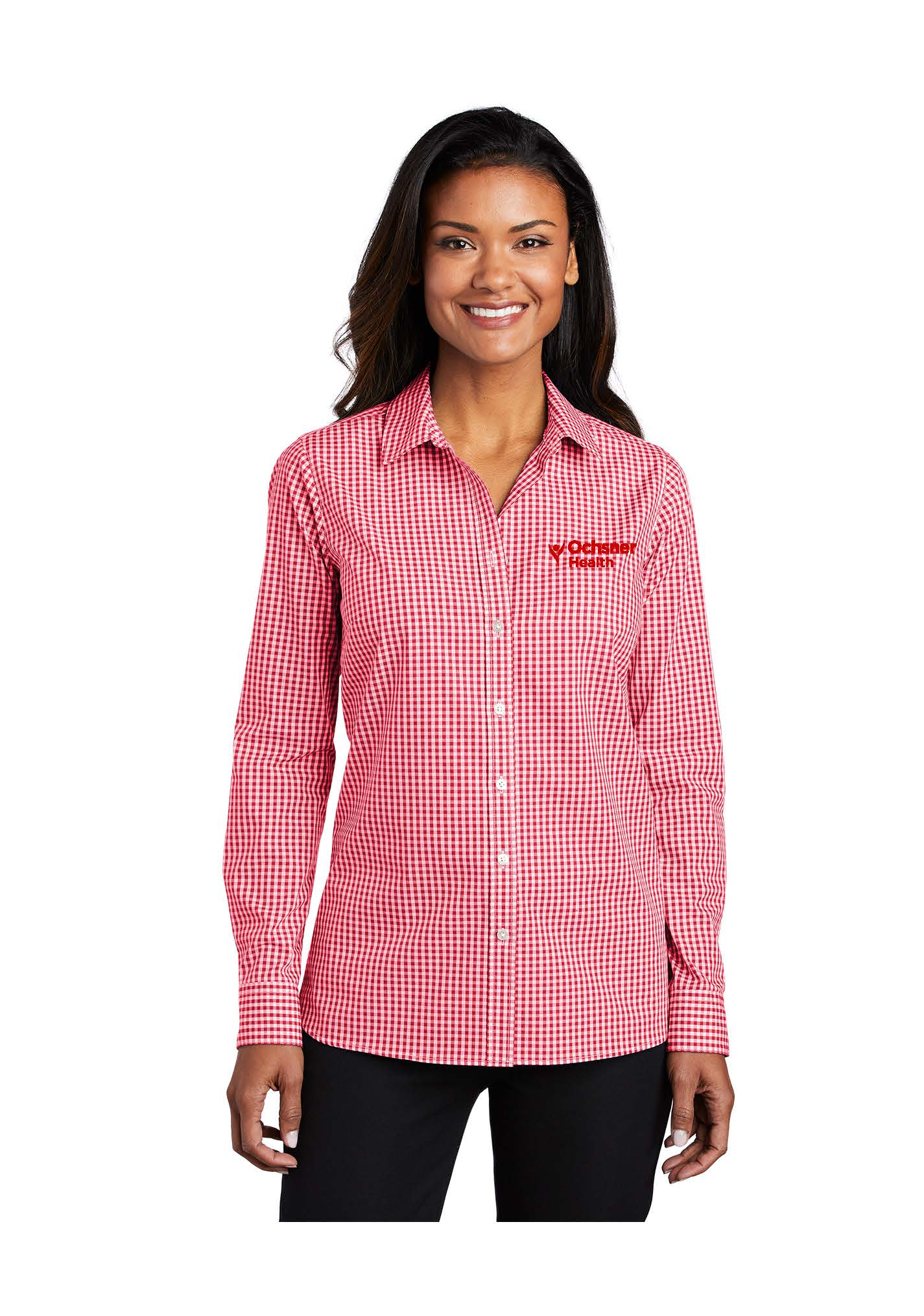 Port Authority Ladies Broadcloth Gingham Easy Care Shirt, , large image number 3