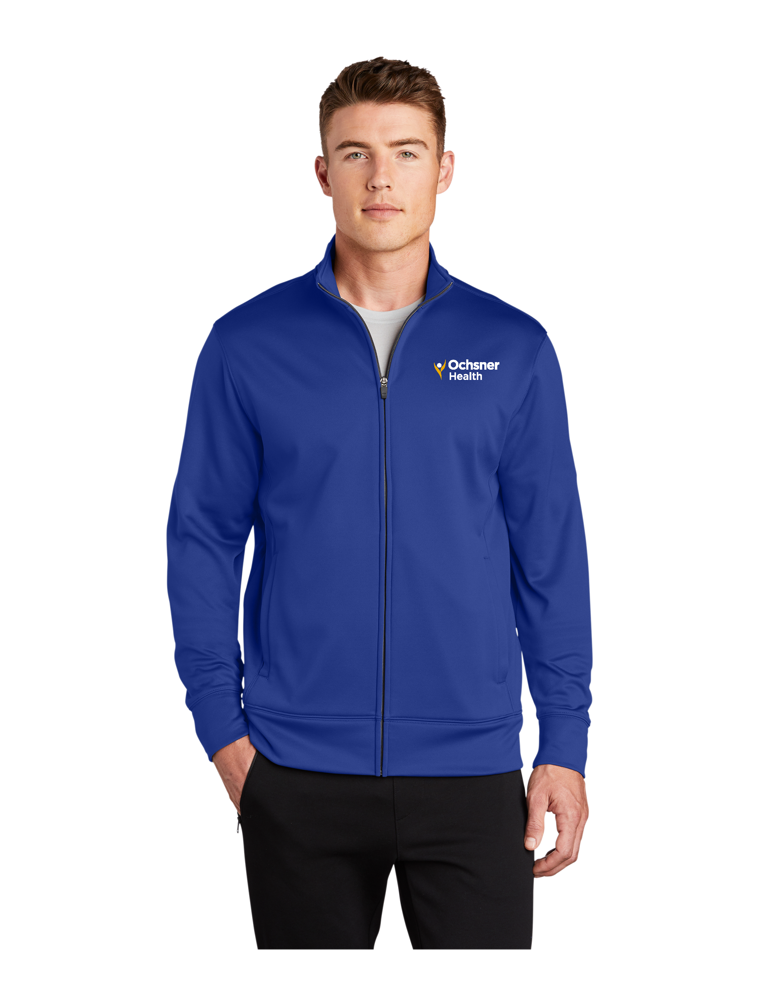 Men's Sportwick Fleece Jacket, Royal, large image number 1