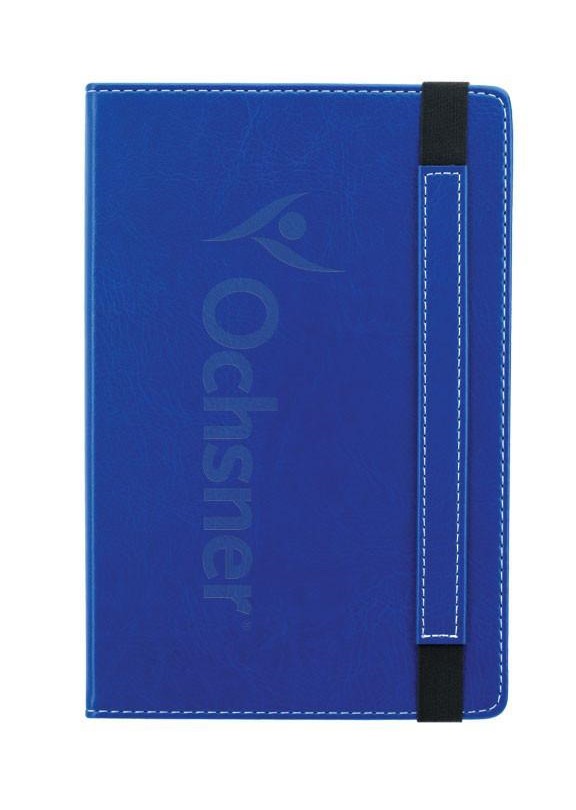Journal Notebook Royal Blue with Debossed Ochsner Logo, , large image number 1