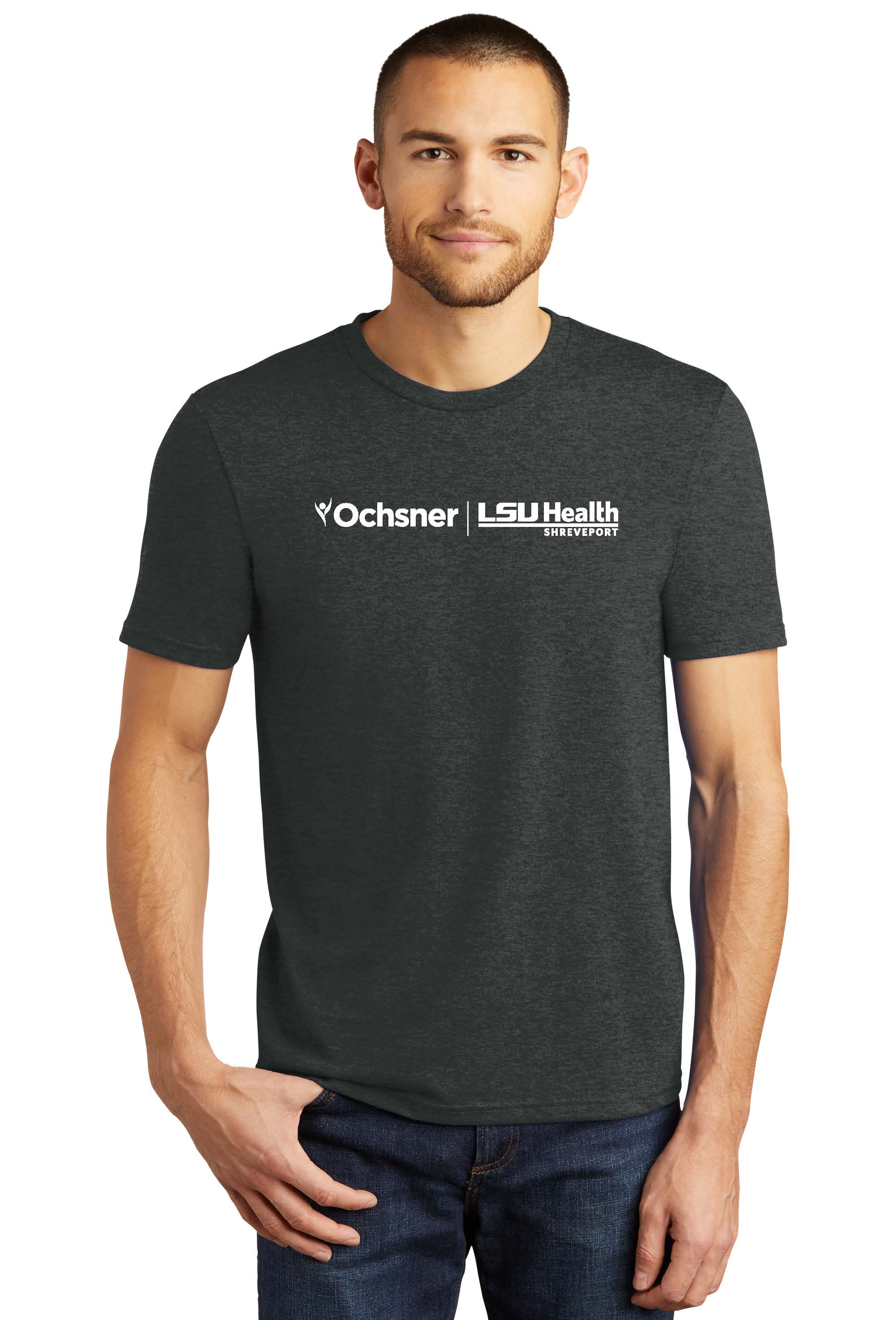 Ochsner LSU Health Shreveport Unisex Short Sleeve T-Shirt, Charcoal Gray, large image number 1